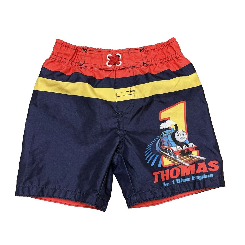 Thomas And Friends Toddler Boys Swim Trunks Thomas The Train Swimwear 12-18M